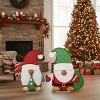 Racxily Set of 2 Lighted Gnome and Candy Cane Christmas Decorations, Pre-lit 2D Holiday Decor with 80 Warm White LED Lights - 4 of 4