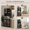 LunaLulinlk Kitchen Pantry Cabinet, 72" Freestanding Storage Cabinet - 2 of 4