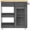 Modway Culinary Kitchen Cart With Towel Bar - 3 of 3