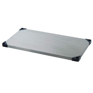 Quantum Storage Systems Shelf, Solid, 54"W X 14"D, 300 - 600 Lb. Capacity, Double Hemmed Perimeter With Marine Edge, 304 Stainless Steel, Nsf - 1 of 1