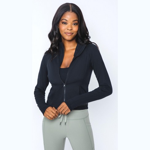 Cropped on sale active jacket