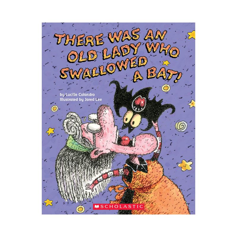 There Was an Old Lady Who Swallowed a Bat -  by Lucille Colandro (Paperback), 1 of 2