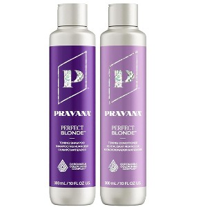 Pravana Perfect Blonde Toning Shampoo, 10 oz & Pravana Perfect Blonde Conditioner, 10 oz DUO - 1 of 2