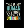 Men's Lost Gods Unicorn in Human Costume T-Shirt - 2 of 4