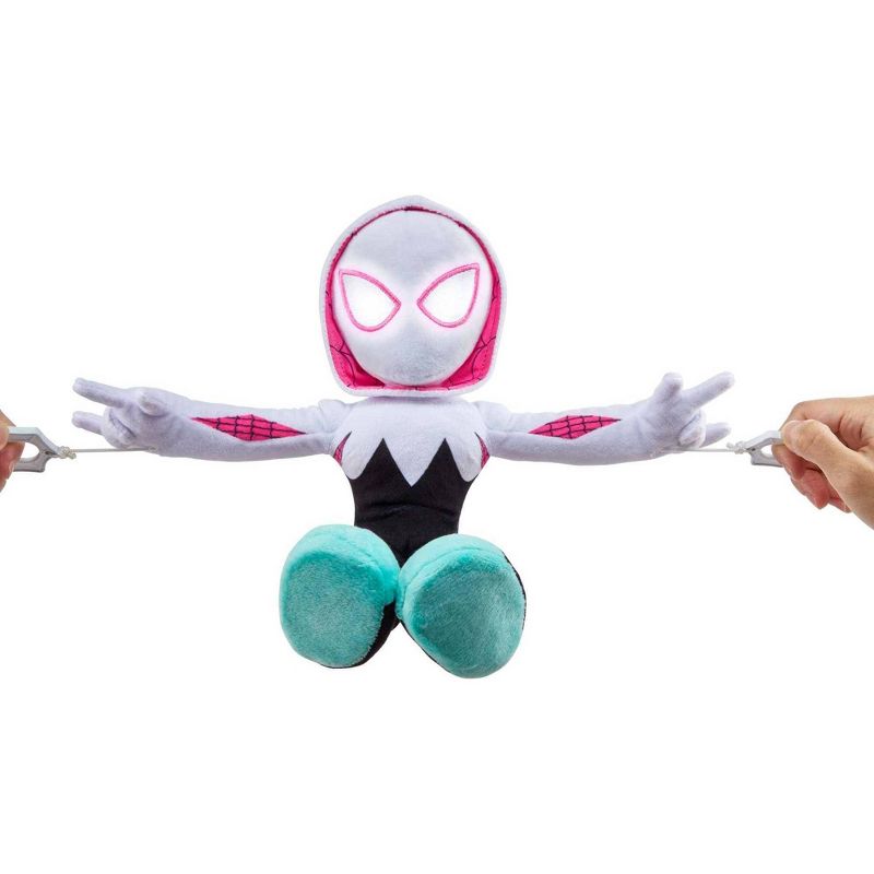 Marvel City Swinging Ghost-Spider Feature Plush, 2 of 9