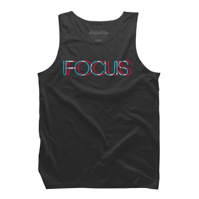 Men's Design By Humans FOCUS By BLACKSTONE Tank Top