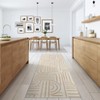 Abstract Area Rugs Soft Modern Rug for Bedroom Ultra-Thin Non Slip Washable Throw Carpet for Living Room Dining Room Hallway - 2 of 4