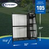 Suncast GO3216D Metal Golf Equipment Organizer Storage Rack w/ 3 Shelves - 3 of 4