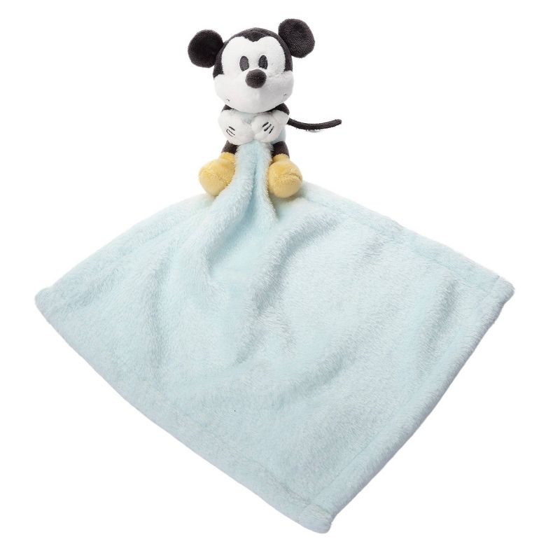 Lambs &#38; Ivy Disney Baby Little Mickey Mouse Soft Blue Security Blanket, 4 of 6