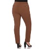 Rekucci Curvy Woman Ease into Comfort  Straight Pant with Tummy Control - 3 of 4