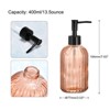 Unique Bargains Glass Durable Hand Soap Dispenser with Black Pump for Kitchen Bathroom - 2 of 4