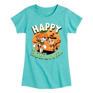 Girls' - Paw Patrol - Happy Howl Fitted Short Sleeve Graphic T-Shirt - 1 of 4