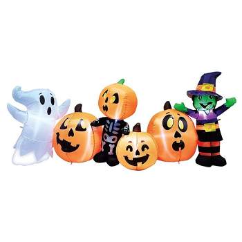 Joiedomi 8 ft Long 6 Halloween Characters Inflatable