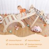 Toddler Indoor Gym Playset 3-in-1 Wooden Climbing Toys for Indoor & Outdoor with Ramp Arch Triangle Folding Climbing Toys - 2 of 4