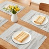 REGALWOVEN Kitchen Placemats Set of 6 Plastic Placemats for Dining Table Decor Indoor Washable Table Mat - 2 of 4