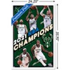 Trends International NBA Milwaukee Bucks  - 2021 NBA Finals Champions Framed Wall Poster Prints - 3 of 4