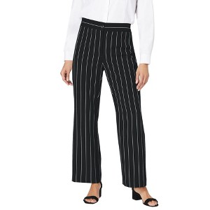 Jessica London Women's Plus Size Tummy Control Bi-Stretch Bootcut Pant - 1 of 4