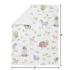 Sweet Jojo Designs Boy or Girl Gender Neutral Unisex Baby Swaddle Blanket Farm Animals - 3 of 4