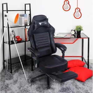 NicBex 360°Swivel Gaming Chair Office Chairs with Reclining Back,Adjustable Seat Height&Footrest,Ergonomics Video Game Chairs for Home&Office - 1 of 4