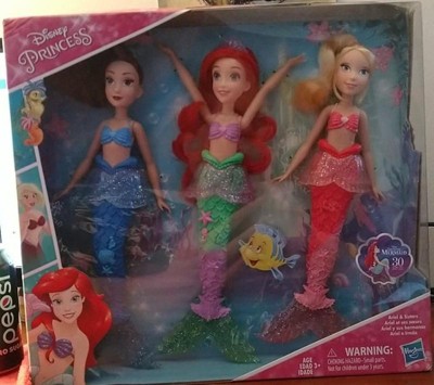 disney princess ariel and sisters dolls mermaid