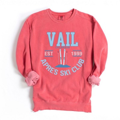 Simply Sage Market Women's  Garment Dyed Graphic Sweatshirt Vail Ski Club
