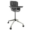 MelO Revel+ High Chair, Modern Design with Dual Trays, Converts for Toddlers, Safe & Easy to Clean – White/Grey - 2 of 3
