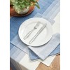 C&F Home 54" x 54" Sullivan Accent Blue & White Stripe Ombre Cotton Table Topper - 3 of 4