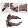 Unique Bargains Women's Double Layered Bow Knot Headband Hairband Accessories 2.6 Inch Wide 1Pc - 3 of 4