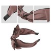 Unique Bargains Double Layered Bow Knot Headband Hairband Accessories for Women 2.6 Inch Wide 1Pc - image 3 of 4