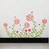 Slickblue Flowers Wonderland Wall Decals - Waterproof Vinyl Stickers for Living Room, Bedroom Décor - 19.6"x27.5" - 2 of 3