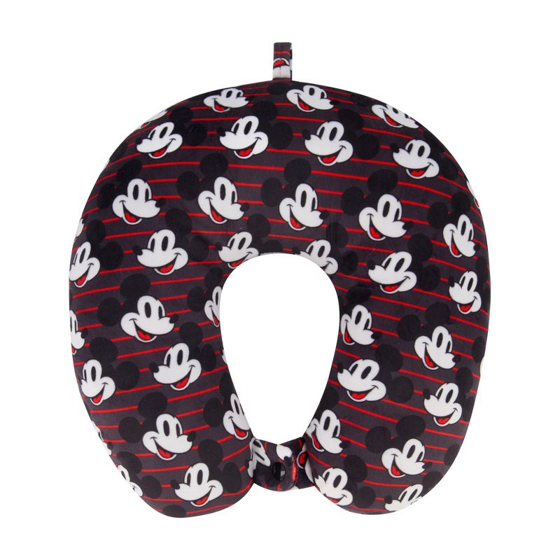 Disney Mickey Mouse Travel Neck Pillow with Snap, 1 of 5