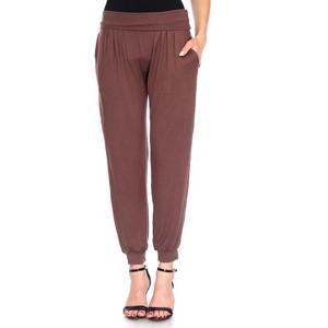 Women's Harem Pants - White Mark - 1 of 3