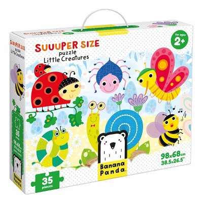 Banana Panda Suuuper Size Little Creatures Puzzle - Large Jigsaw Floor Puzzle for Kids