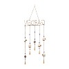 36" Iron Traditional Garden Windchime Brass/Blue - Olivia & May: Outdoor Decor, Metal Chain, India Crafted - 3 of 4
