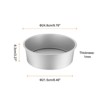 Unique Bargains Removable Loose Bottom Cheesecake Pan 2 Pcs - 2 of 4