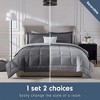 BAGOKIE 5/7 PCS Bed in a Bag Reversible Bedding Set with Comforter, Sheets, Pillow Sham, Pillowcase - 4 of 4