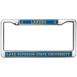 Lake Superior State Lakers Logo Full Size Standard License Plate Metal Frame - 1 of 4