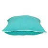 Parkland Collection,Transitional Solid Square Pillow - 3 of 4