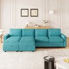 YOOCOZZ Convertible Sectional Sofa U-shaped Sofa with Two Storage and Four USB Ports - 3 of 4