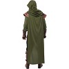 Joyfy Halloween Costume for Men Robin Hood, Renaissance Leather Robin Outfit Set for Adults Halloween Role Play Dress Up Parties - 3 of 4