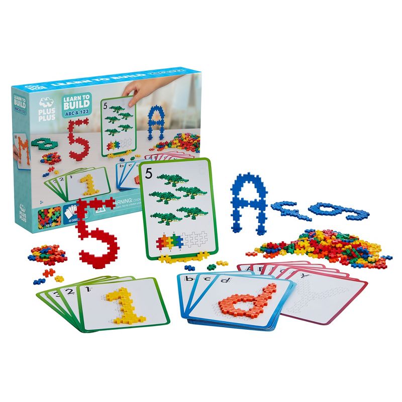 Plus-Plus® Learn to Build ABCs & 123s, 1 of 9