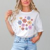 Simply Sage Market Women's Colorful Daisies Short Sleeve Graphic Tee - 2 of 4