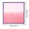 INSPIRE CHIC Women's Gradient Printed Satin Square Simple Lines Silky Scarves 1Pc - 3 of 4