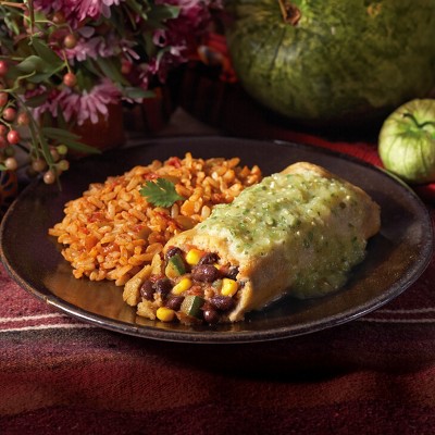 Amy's Organic Gluten Free Vegan Frozen Corn Masa, Tomatillos and Black Beans Tamale Verde - 10.3oz