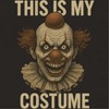 Rerun Island Women This Is My Costume Evil Clown Short Sleeve Graphic Cotton T-Shirt - 2 of 4