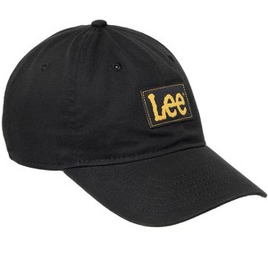 Lee Unisex Adult Logo Patch Cotton Twill Strapback Cap, Adjustable Ball Caps for Men and Women - 1 of 4
