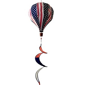 Briarwood Lane 4th of July Hot Air Balloon Wind Twister 54x12 Red White & Blue Deluxe For 4th of July Balloon - 1 of 3