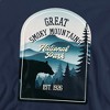 Men's Great Smoky Mountains National Park Sticker Crewneck Sweatshirt - 2 of 4