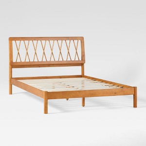 Saracina Home Full X Pattern Headboard Bed - 1 of 4