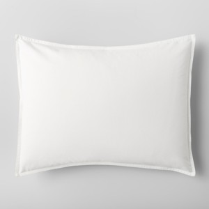 White Solid Sham (Standard) - Made By Design